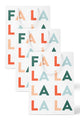 FA LA LA & Checkered Holiday Gift Bag Set of 3