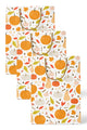 Hello Pumpkin Pattern Fall Gift Bag Set of 3