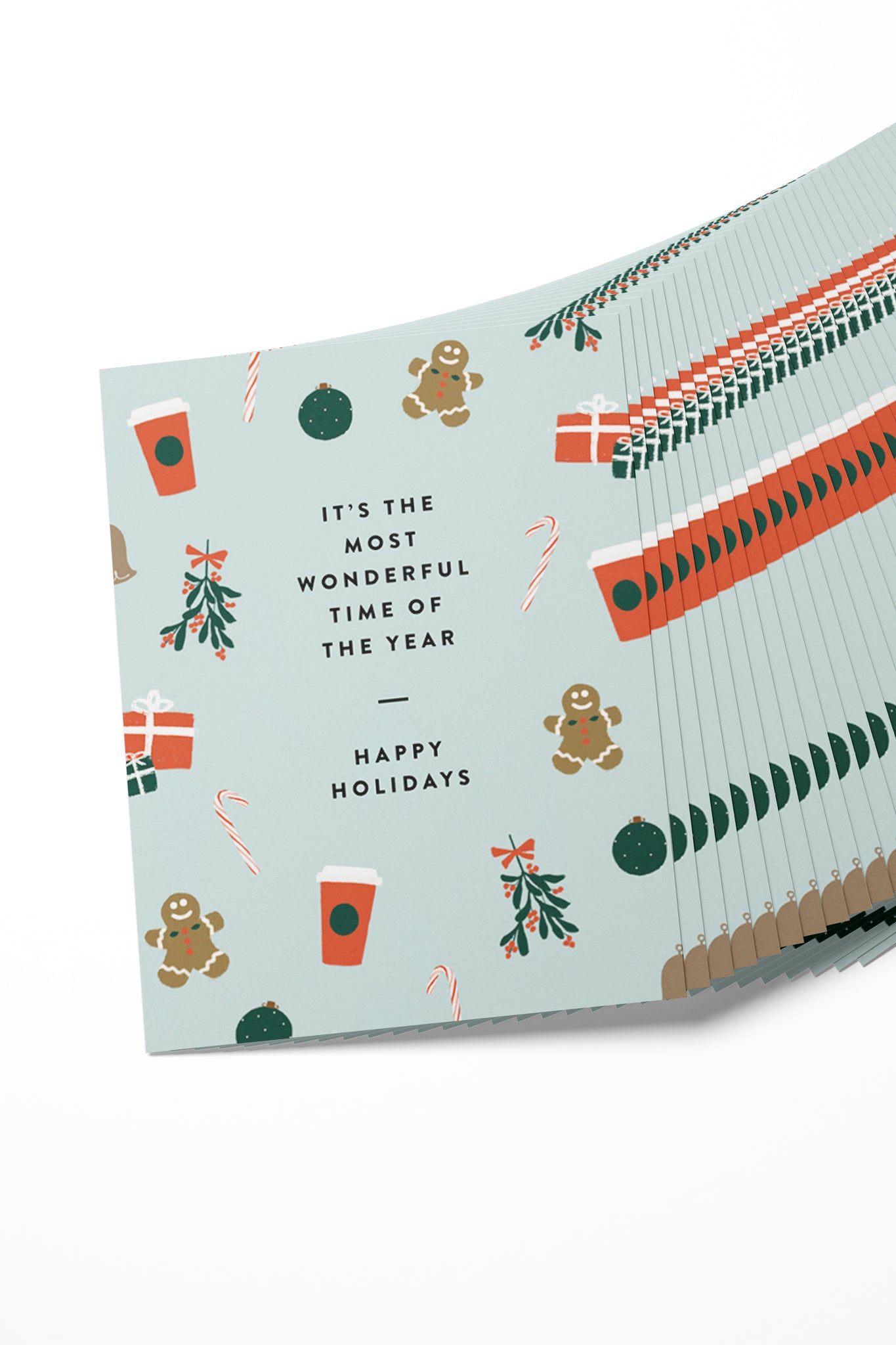 Most Wonderful Time of the Year Illustrated Holiday Boxed Set of 8 Cards