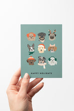 Load image into Gallery viewer, Holiday Dogs Gift Bag &amp; Card Set