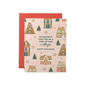 Gingerbread Village Holiday Thank You Card