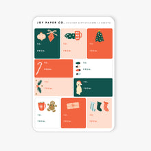 Load image into Gallery viewer, Holiday Gift Sticker Sheet