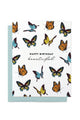 Happy Birthday Beautiful, Butterflies Card