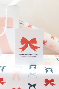 Holiday Bows Wrapping Paper