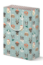 Load image into Gallery viewer, Holiday Dogs Gift Bag Set of 2