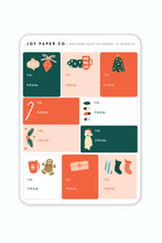 Load image into Gallery viewer, Holiday Gift Sticker Sheet