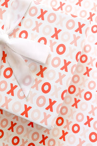 Lettered XOXO Pattern Wrapping Paper