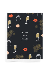 New Years Boxed Set of 8 Cards