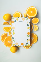 Load image into Gallery viewer, Citrus &amp; Botanical Notes Notepad