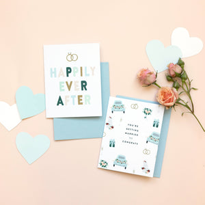 Happily Ever After Wedding or Engagement Card