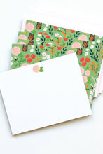 Load image into Gallery viewer, Garden Floral Flat Notes | 8 Boxed Notecards Stationery