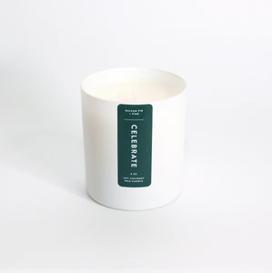 CELEBRATE (Balsam Fir + Pine / Christmas Tree) Coconut Soy Candle
