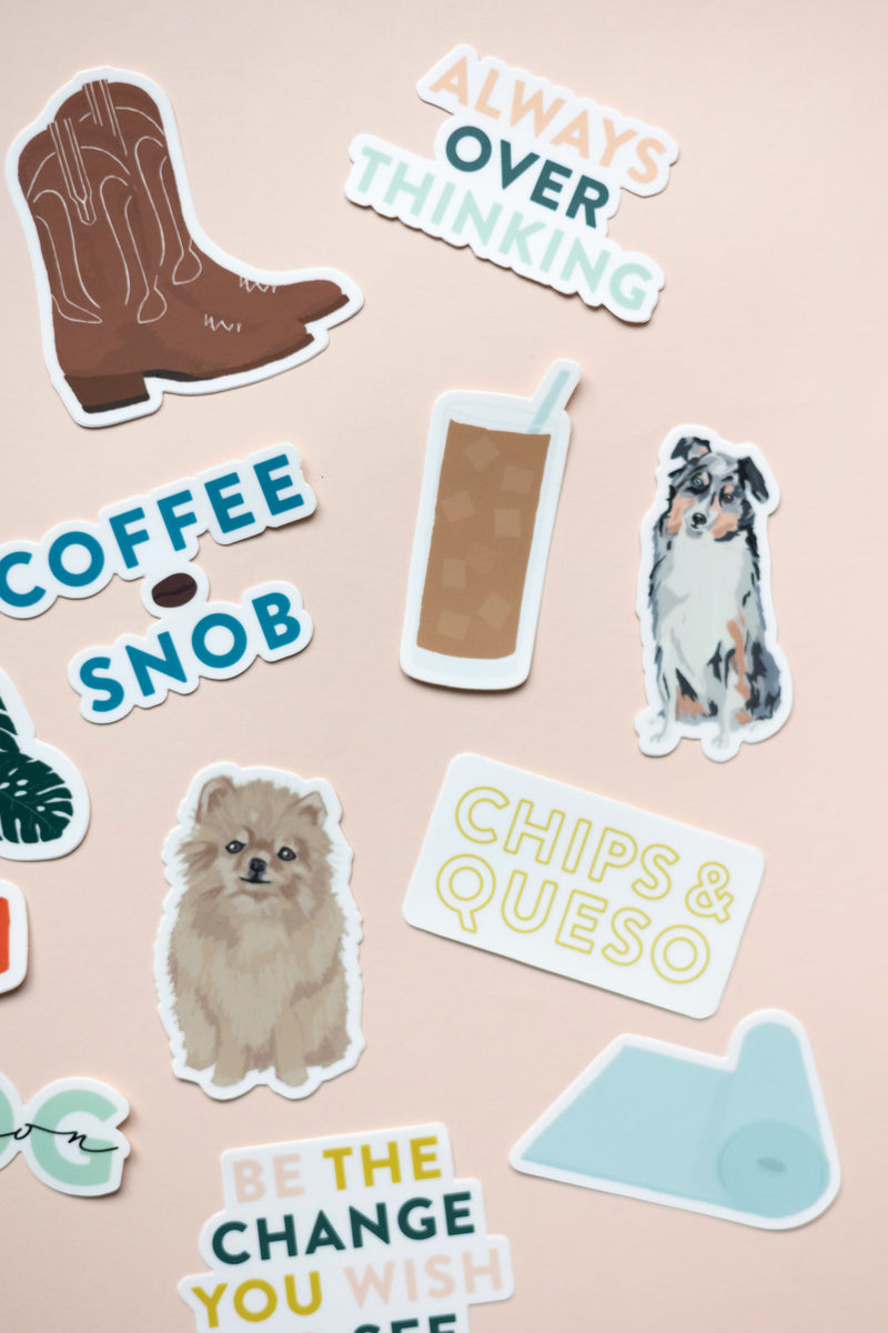 Brown Cowboy Boots Sticker – Joy Paper Co.