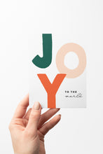 Load image into Gallery viewer, JOY to the World Holiday Card