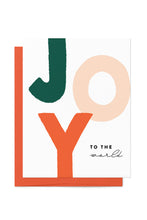 Load image into Gallery viewer, JOY to the World Boxed Set of 8 Cards