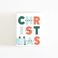 3x Merry Christmas, Hand Lettered Cards Boxed Set of 8 Cards