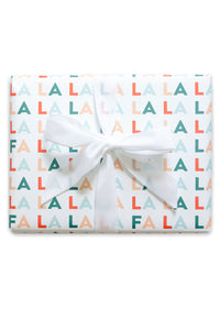 FA LA LA Holiday Wrapping Paper