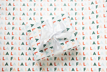 Load image into Gallery viewer, FA LA LA Lettered Wrapping Paper Roll