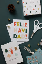 Load image into Gallery viewer, Feliz Navidad Lettered Card