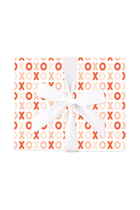 Heart Checkered Pattern Wrapping Paper