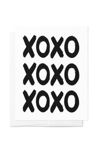 Black & White XOXO Card