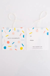 Let's Celebrate Gift Tag (Set of 8)