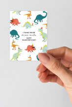 Load image into Gallery viewer, &#39;I Think You&#39;re Dino-mite&#39; Kids Mini Valentines (Set of 12)