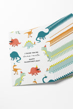 Load image into Gallery viewer, &#39;I Think You&#39;re Dino-mite&#39; Kids Mini Valentines (Set of 12)