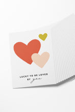 Load image into Gallery viewer, &#39;Lucky to be Loved by You&#39; MINI Valentines (Set of 8)