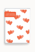 Load image into Gallery viewer, Heart Pattern Mini Valentines (Set of 8)