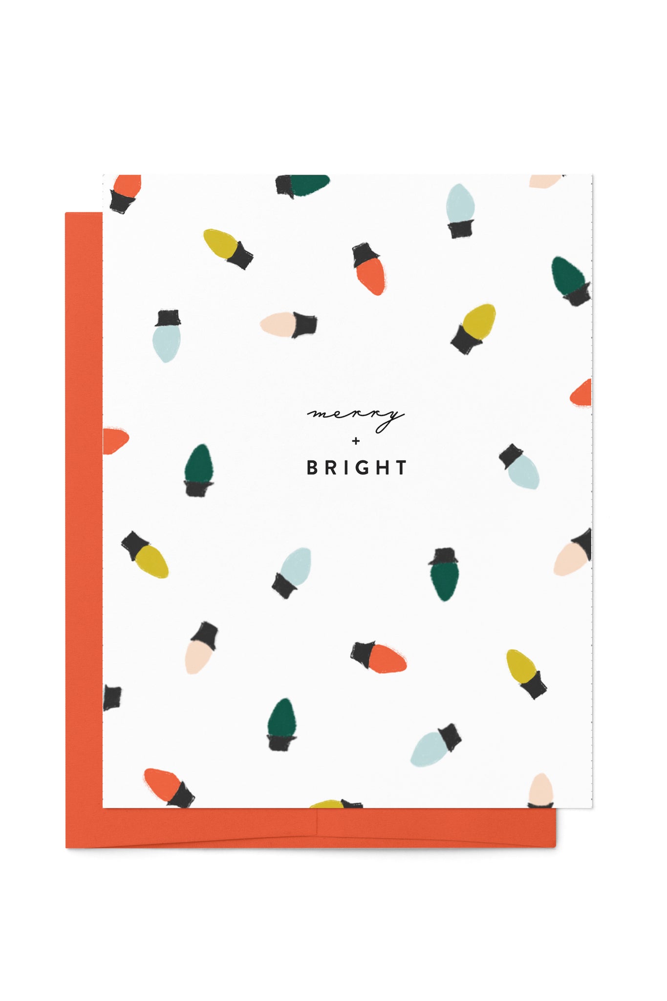 Merry & Bright Holiday Lights Card