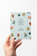 Load image into Gallery viewer, Most Wonderful Time of the Year Illustrated Holiday Card