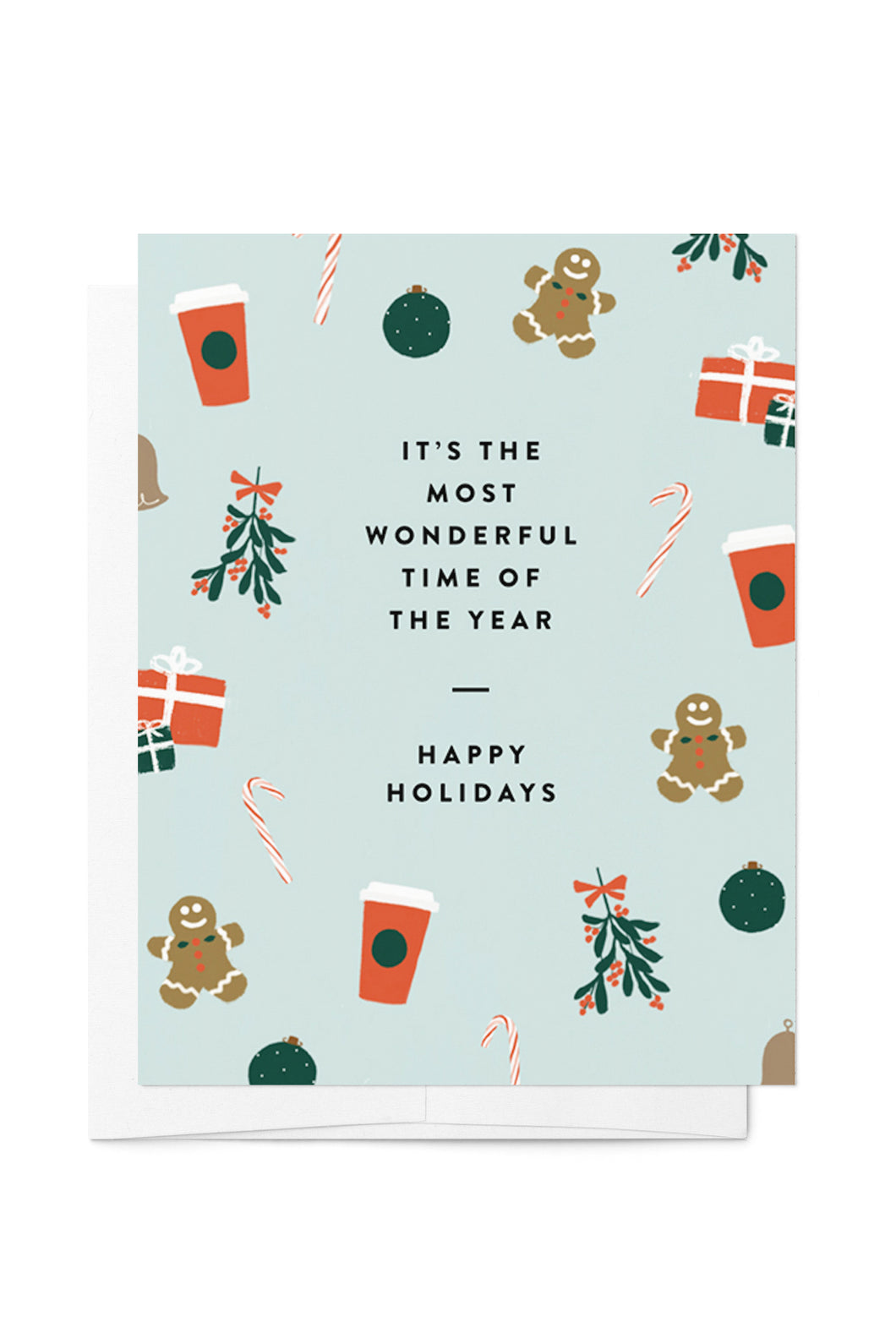 Most Wonderful Time of the Year Illustrated Holiday Card