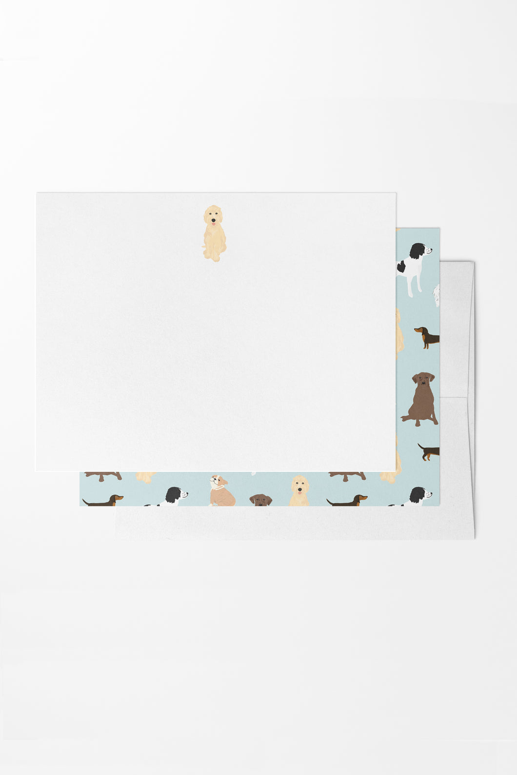 Dog Lover Flat Notes | 8 Boxed Notecards Stationery