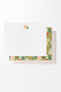 Garden Floral Flat Notes | 8 Boxed Notecards Stationery