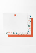 Load image into Gallery viewer, Cute Teacher Flat Notes | 8 Boxed Notecards Stationery