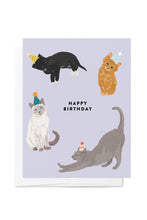 Load image into Gallery viewer, Party Cats Birthday Card