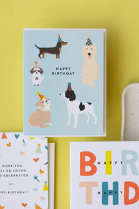 Party Dogs Birthday Card