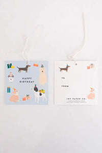 Dog Birthday Gift Tag (Set of 8)