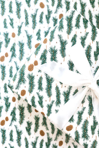 Pine Pattern Holiday Wrapping Paper