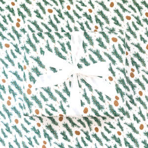 Pine Pattern Holiday Wrapping Paper