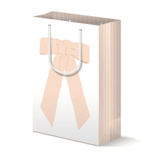 Load image into Gallery viewer, Pink Bow Gift Bag | Birthday, Holiday + Everyday