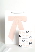 Load image into Gallery viewer, Coquette Pink Bow Gift Bag &amp; Card Set