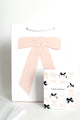 Coquette Pink Bow Gift Bag & Card Set