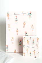 Load image into Gallery viewer, Pinkmas Nutcracker Holiday Pattern Gift Bag &amp; Card Set