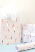 Load image into Gallery viewer, Pinkmas Nutcracker Holiday Pattern Gift Bag