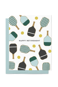 'Happy Retirement' Pickleball Card