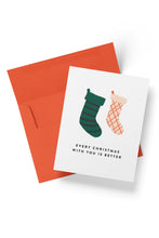 Load image into Gallery viewer, Christmas Stockings Card