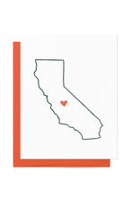 Load image into Gallery viewer, California Heart Card