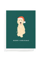 Santa Doodle Christmas Card